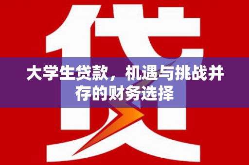 当涂大学生贷款，机遇与挑战并存的财务选择