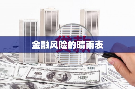 当涂金融风险的晴雨表