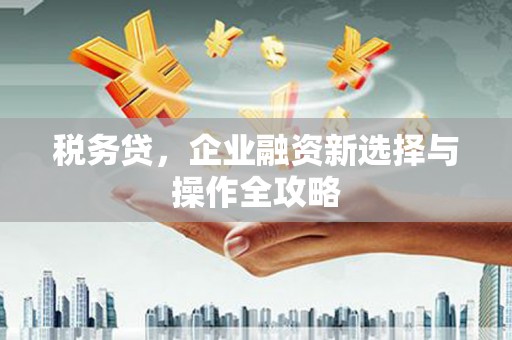 当涂税务贷，企业融资新选择与操作全攻略