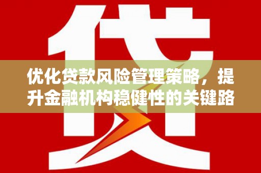 当涂优化贷款风险管理策略，提升金融机构稳健性的关键路径