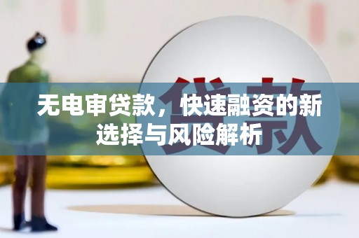 当涂无电审贷款，快速融资的新选择与风险解析