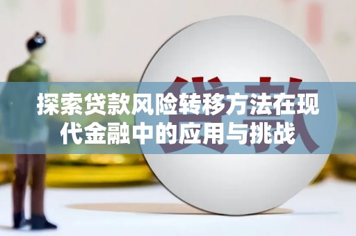 当涂探索贷款风险转移方法在现代金融中的应用与挑战