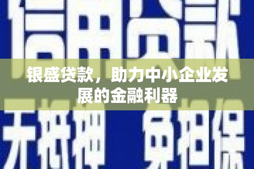 当涂银盛贷款，助力中小企业发展的金融利器