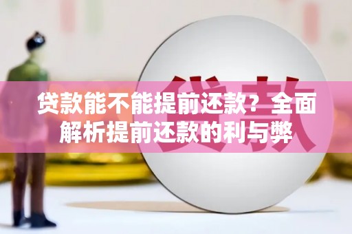 当涂贷款能不能提前还款？全面解析提前还款的利与弊