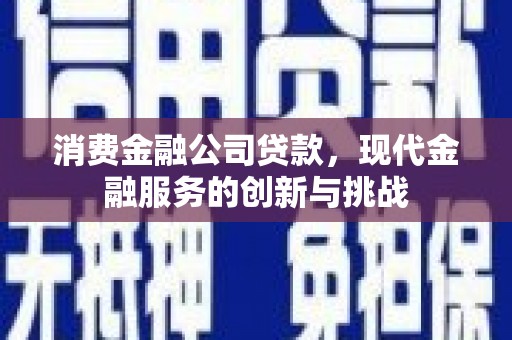 当涂消费金融公司贷款，现代金融服务的创新与挑战