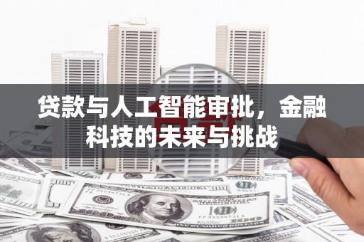 当涂贷款与人工智能审批，金融科技的未来与挑战