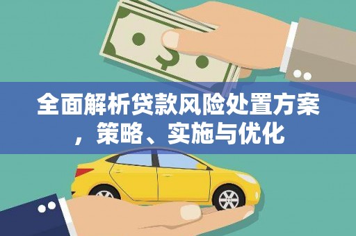 当涂全面解析贷款风险处置方案，策略、实施与优化