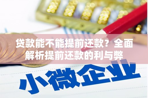 当涂贷款能不能提前还款？全面解析提前还款的利与弊