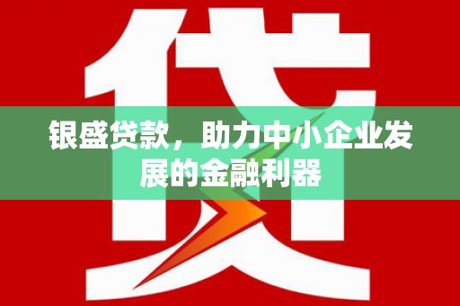 当涂银盛贷款，助力中小企业发展的金融利器