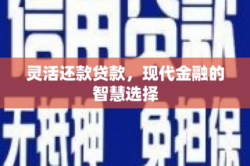 当涂灵活还款贷款，现代金融的智慧选择