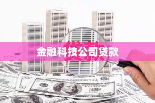 当涂金融科技公司贷款