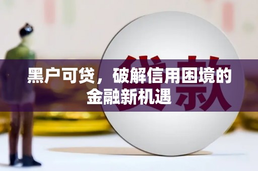 当涂黑户可贷，破解信用困境的金融新机遇