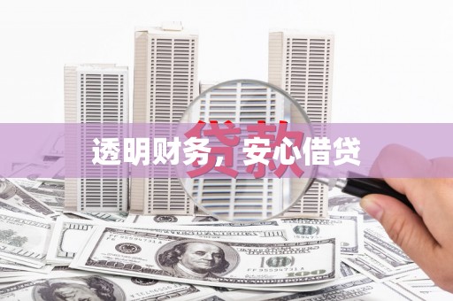 当涂透明财务，安心借贷