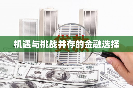 当涂机遇与挑战并存的金融选择