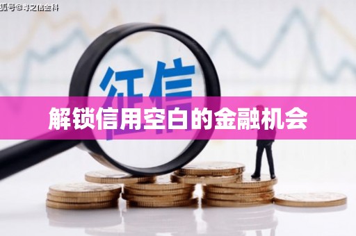 当涂解锁信用空白的金融机会
