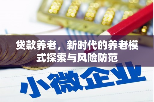 当涂贷款养老，新时代的养老模式探索与风险防范