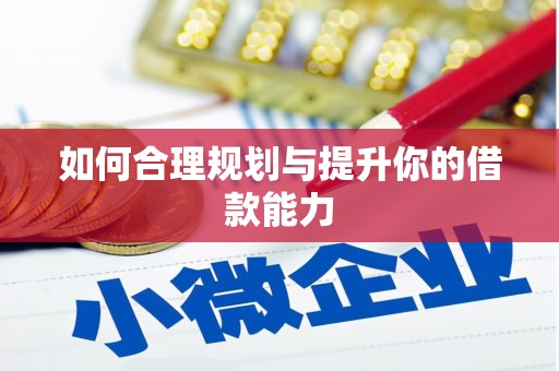 当涂如何合理规划与提升你的借款能力