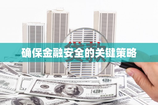 当涂确保金融安全的关键策略