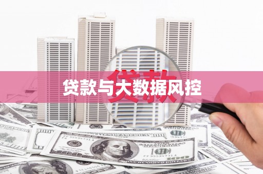 当涂贷款与大数据风控